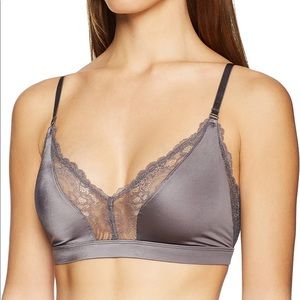 Mae Amazon Women's Lace Trim Triangle Bralette